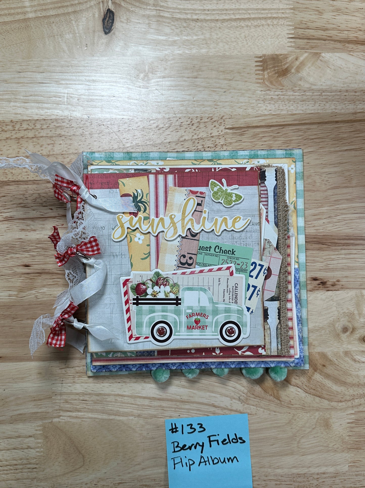 Album #133 Berry Fields Flip Book