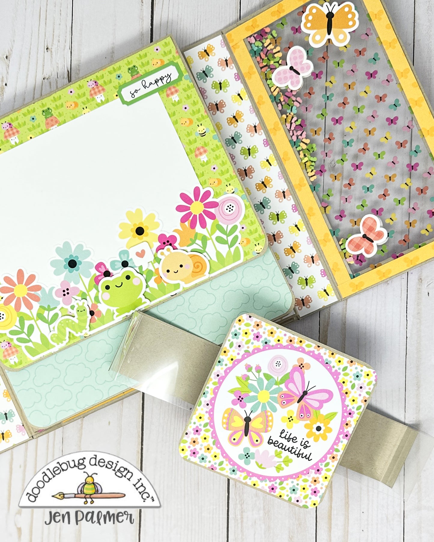 Butterfly Kisses Shaker Folio Album Kit