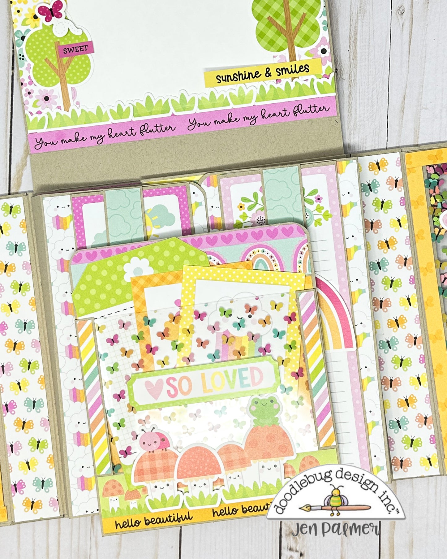 Butterfly Kisses Shaker Folio Album Kit