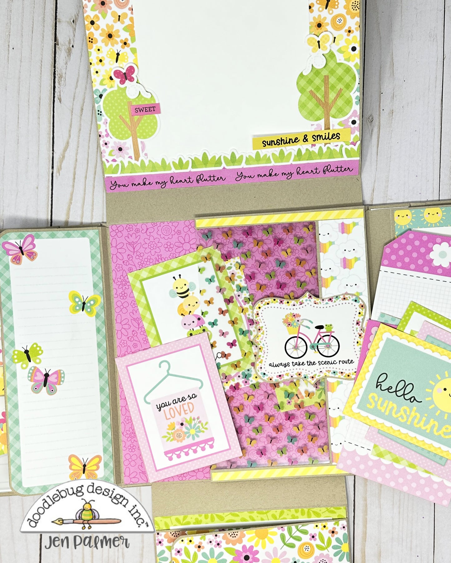 Butterfly Kisses Shaker Folio Album Kit