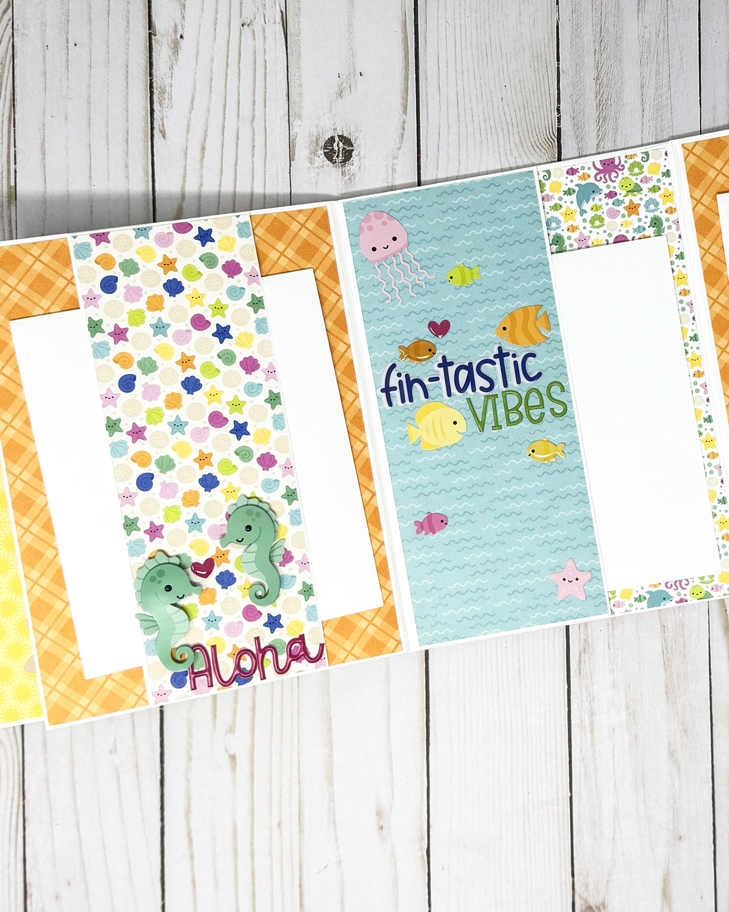 Doodlebug Summer Fun Easy Folio Cutting Guide Only