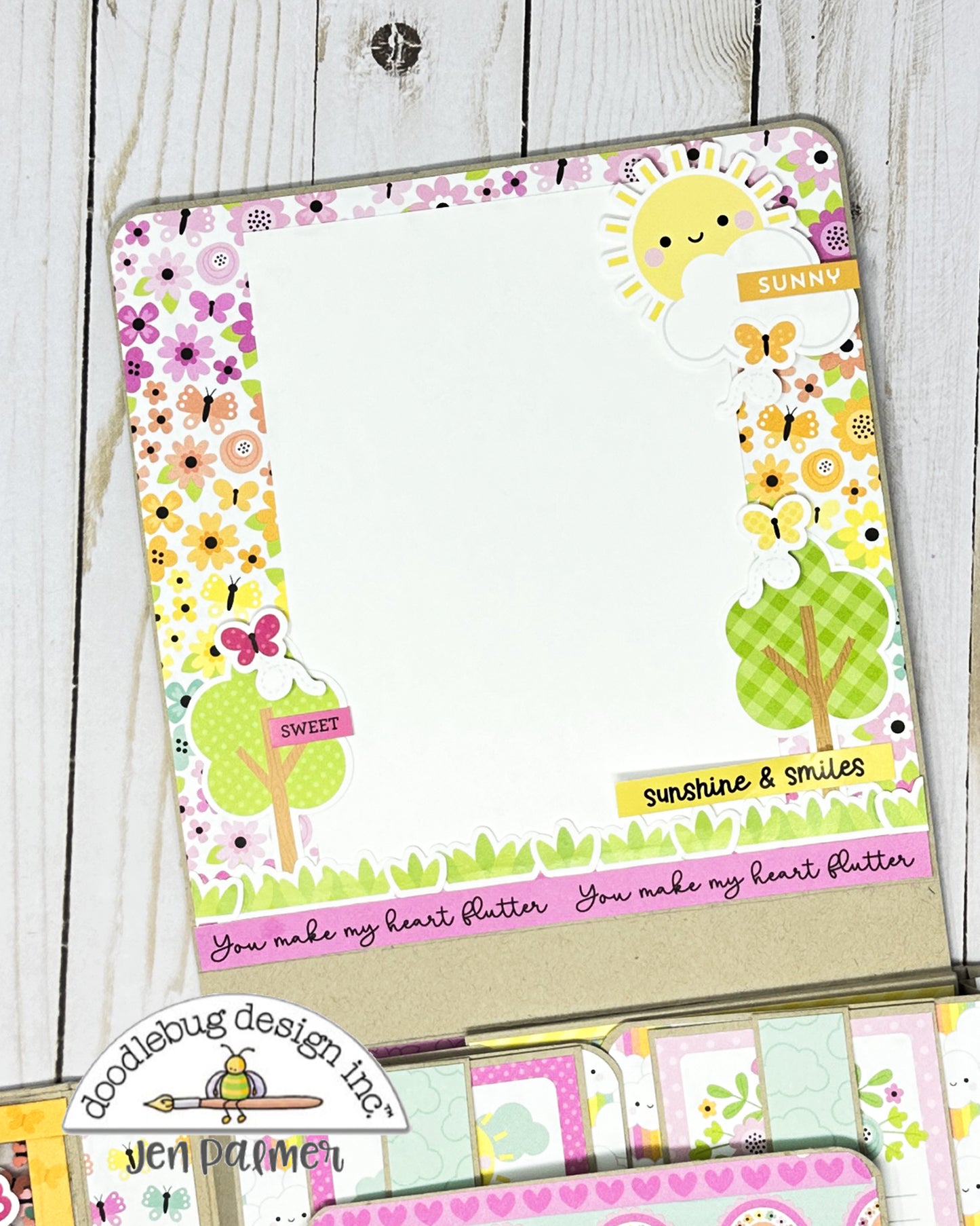 Butterfly Kisses Shaker Folio Album Kit