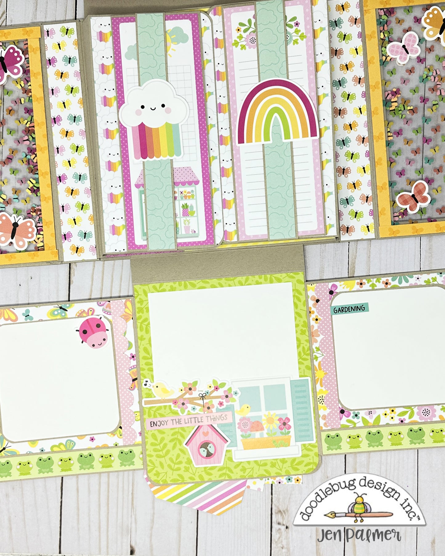 Butterfly Kisses Shaker Folio Album Kit