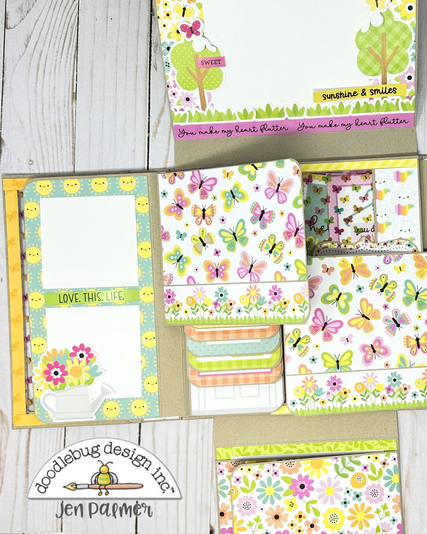 Butterfly Kisses Shaker Folio Album Kit