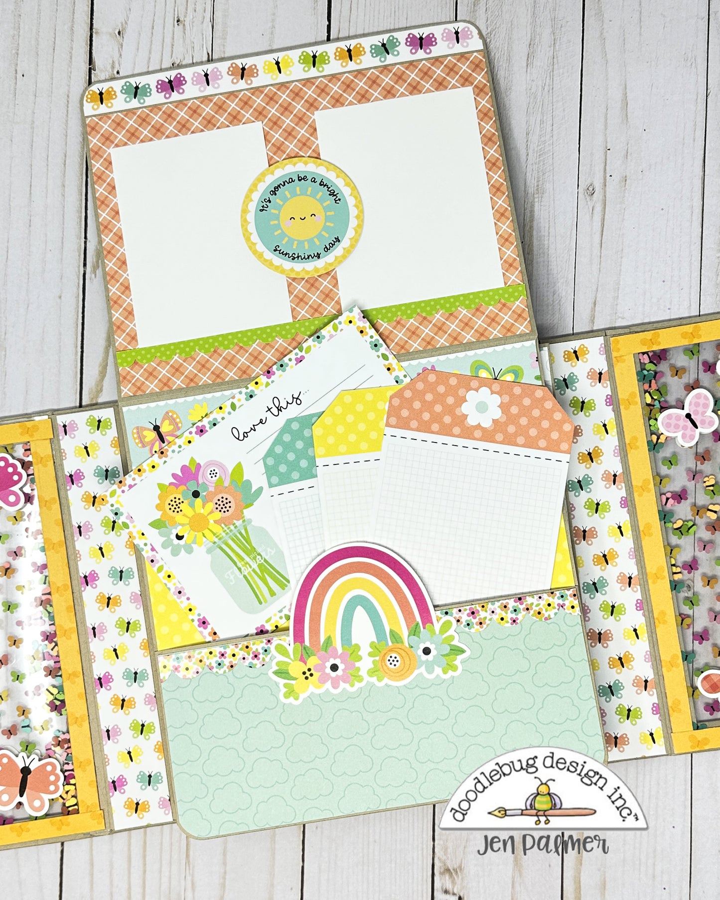 Butterfly Kisses Shaker Folio Album Kit