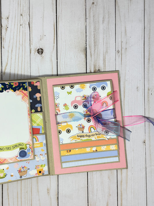 Echo Park Blossoms and Bees Beginner Mini Album Class