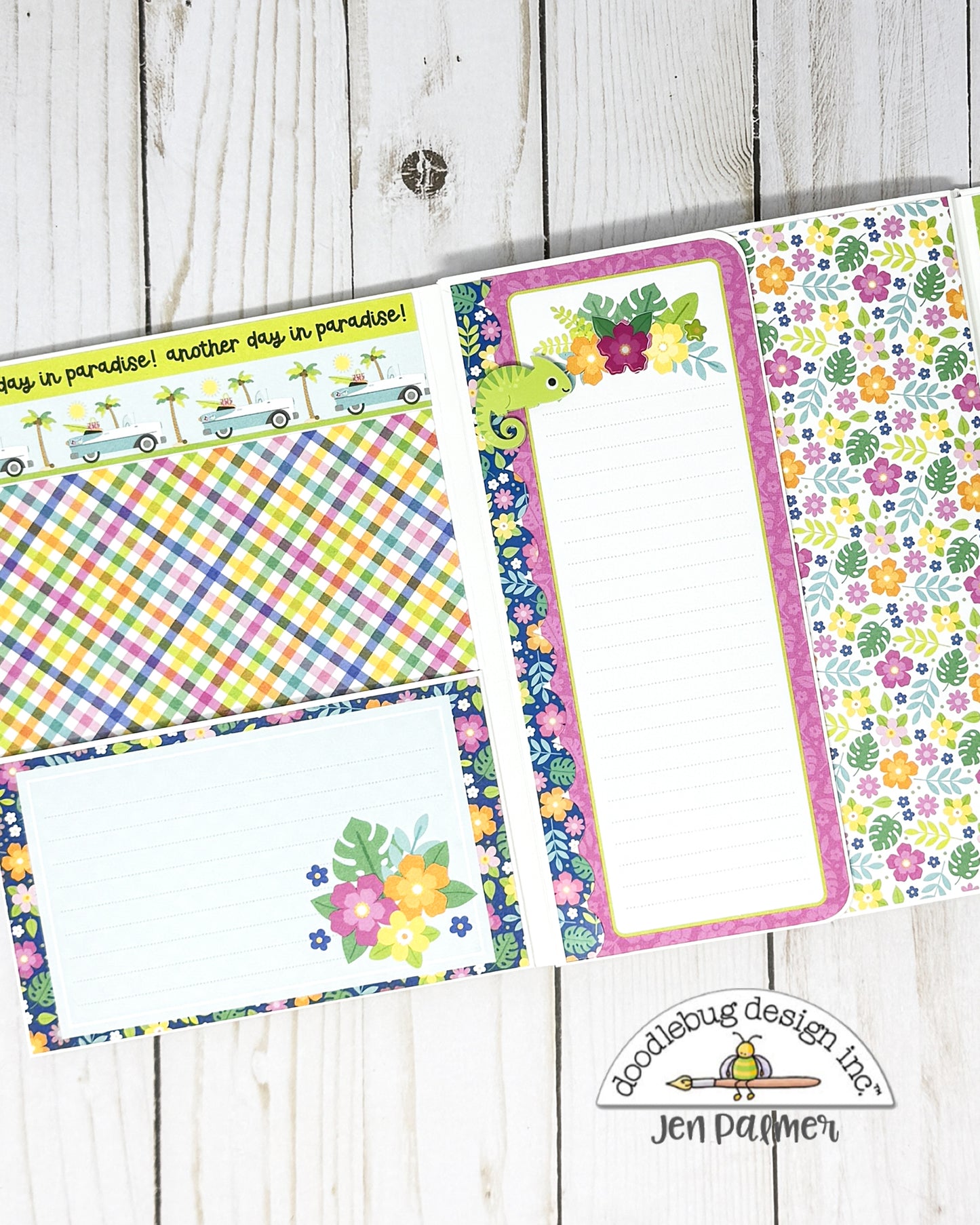Doodlebug Summer Fun Easy Folio Cutting Guide Only