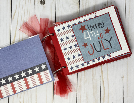 Yankee Doodle 5x7 Acrylic Mini Album Kit