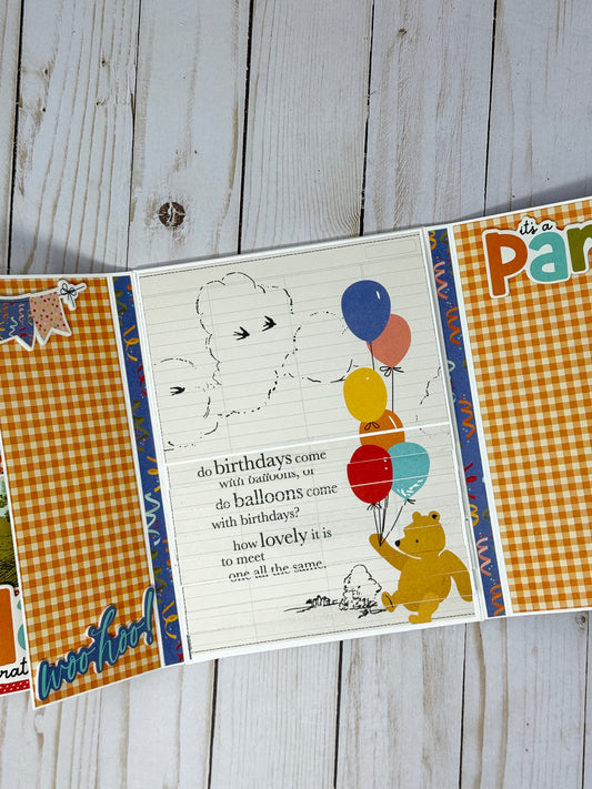 Simple Stories Say Cheese Classic Pooh Birthday Folio