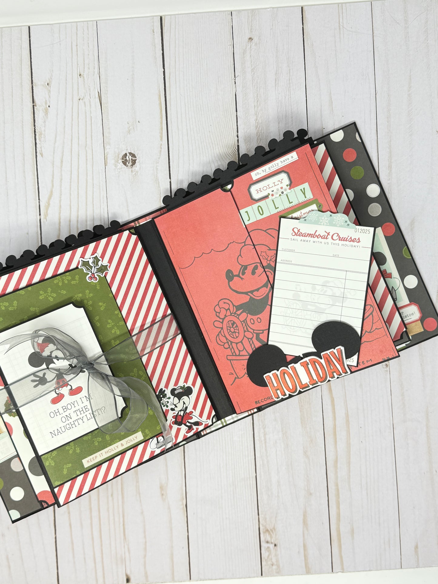 Say Cheese Classic Mouse Christmas Mini Album and Keepsake Box Project Kit