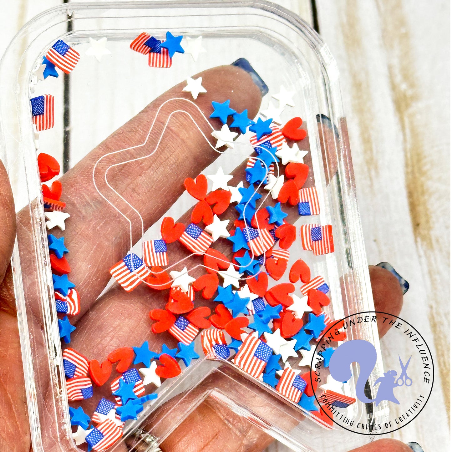 Star Flag Acrylic Shaker Kit