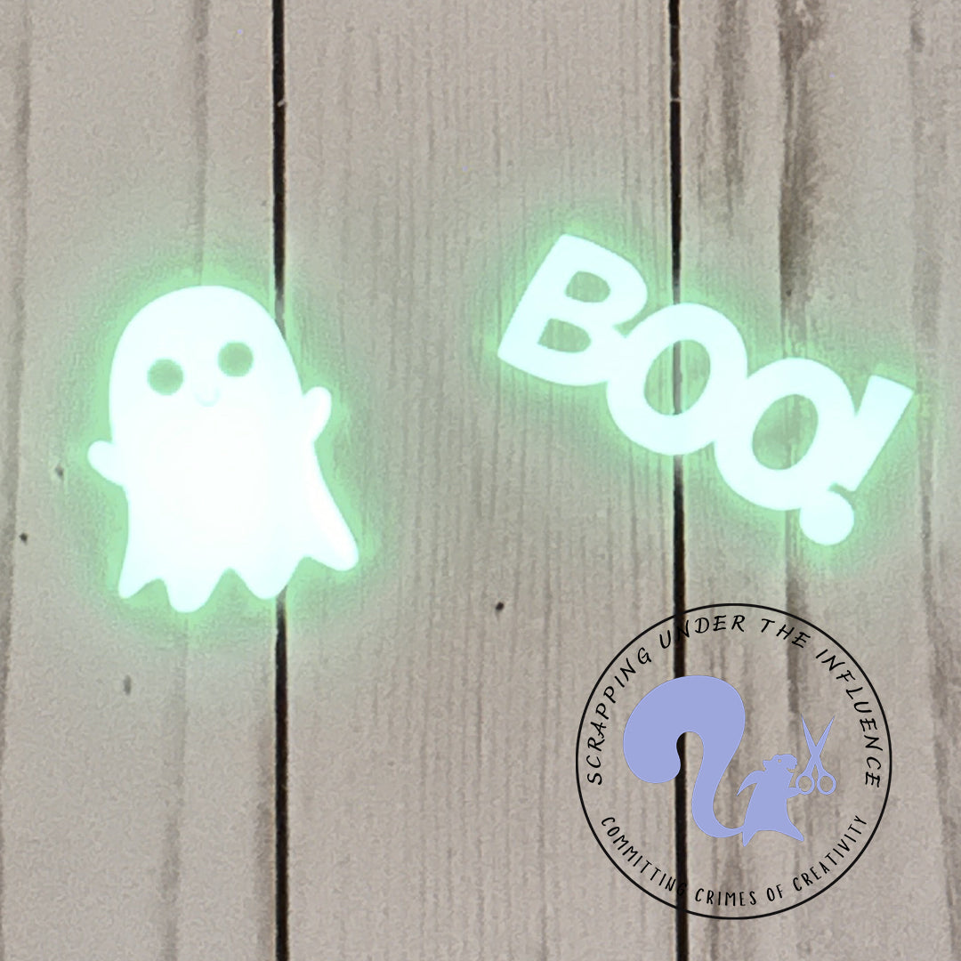 Acrylic Ghost Set - Glow in the Dark!