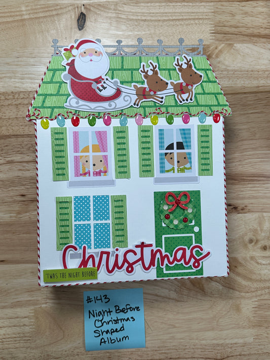 Album #143 Night Before Christmas Shaped Album