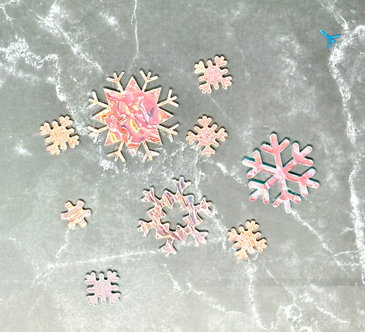 Iridescent Snowflakes