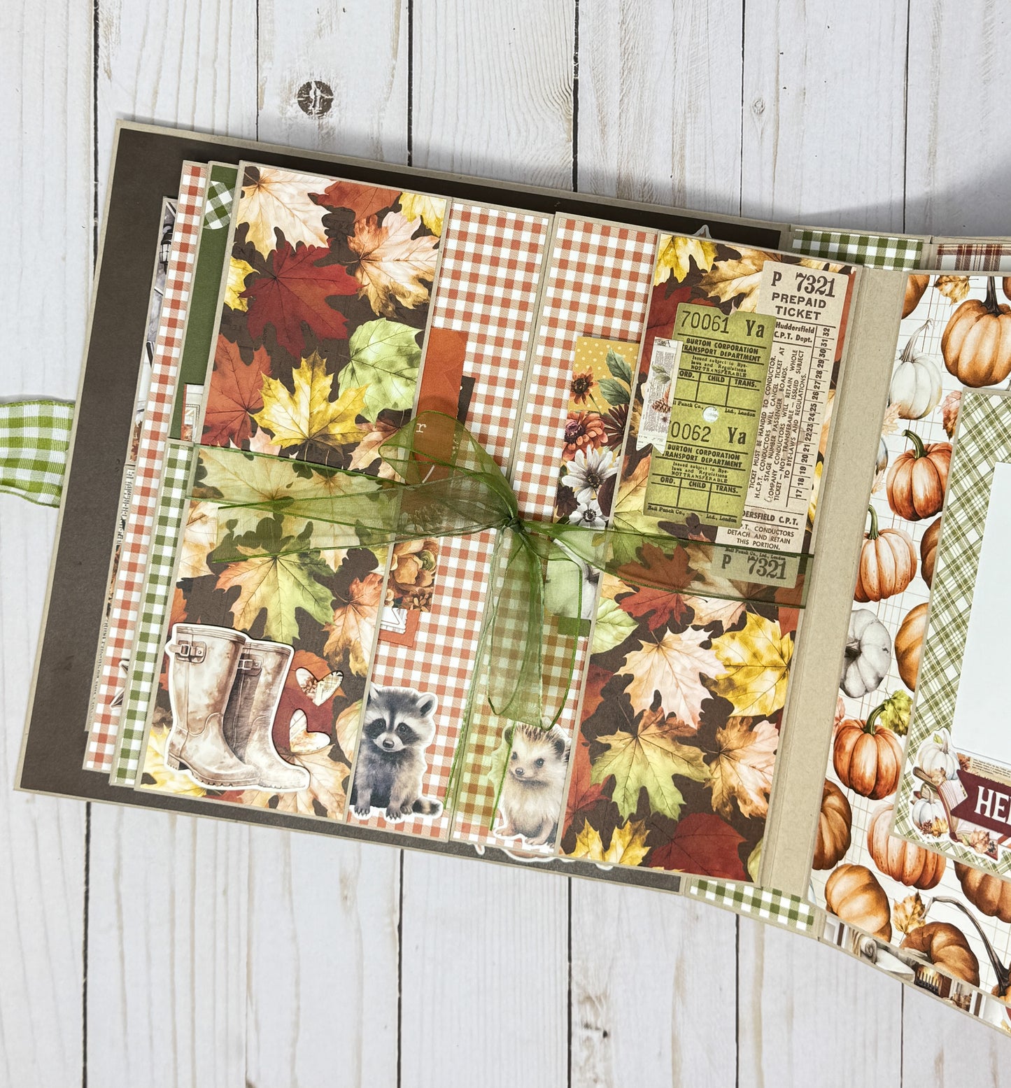 Simple Vintage Autumn Breeze Cutting Guide Only