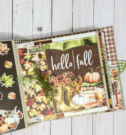 Simple Vintage Autumn Breeze Cutting Guide Only