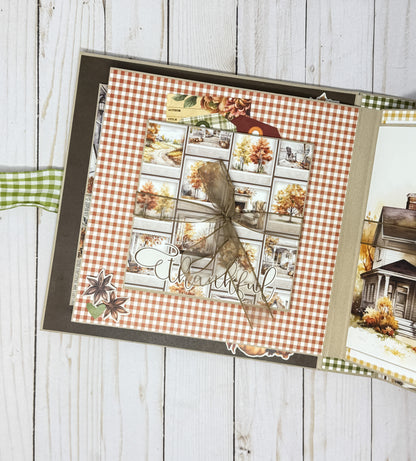 Simple Vintage Autumn Breeze Cutting Guide Only