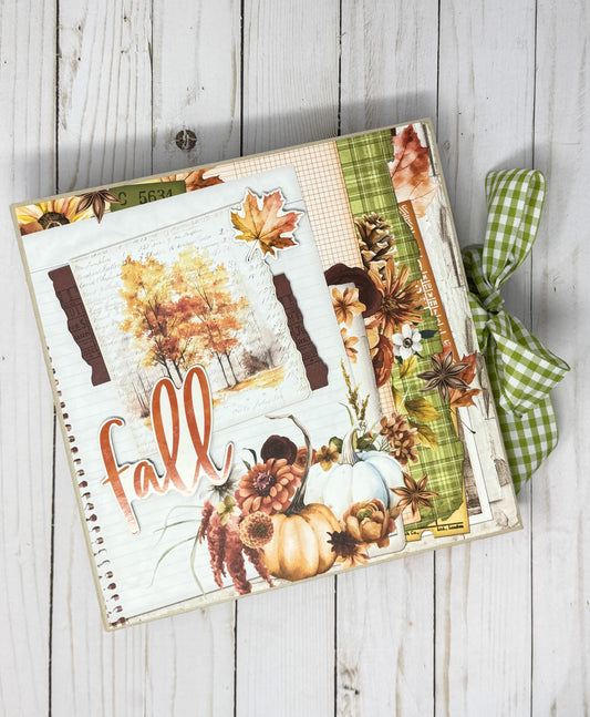 Simple Vintage Autumn Breeze Cutting Guide Only