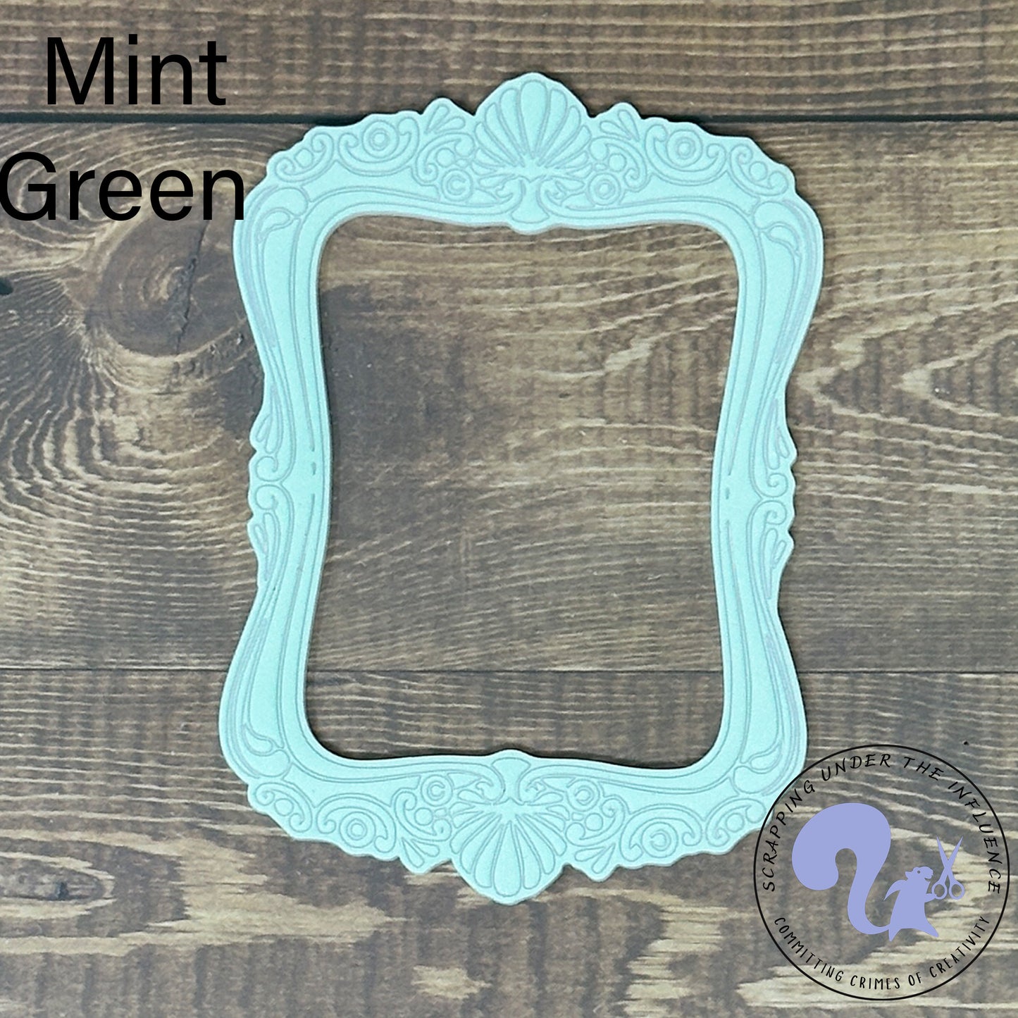 Carved Acrylic Frame - Rectangle