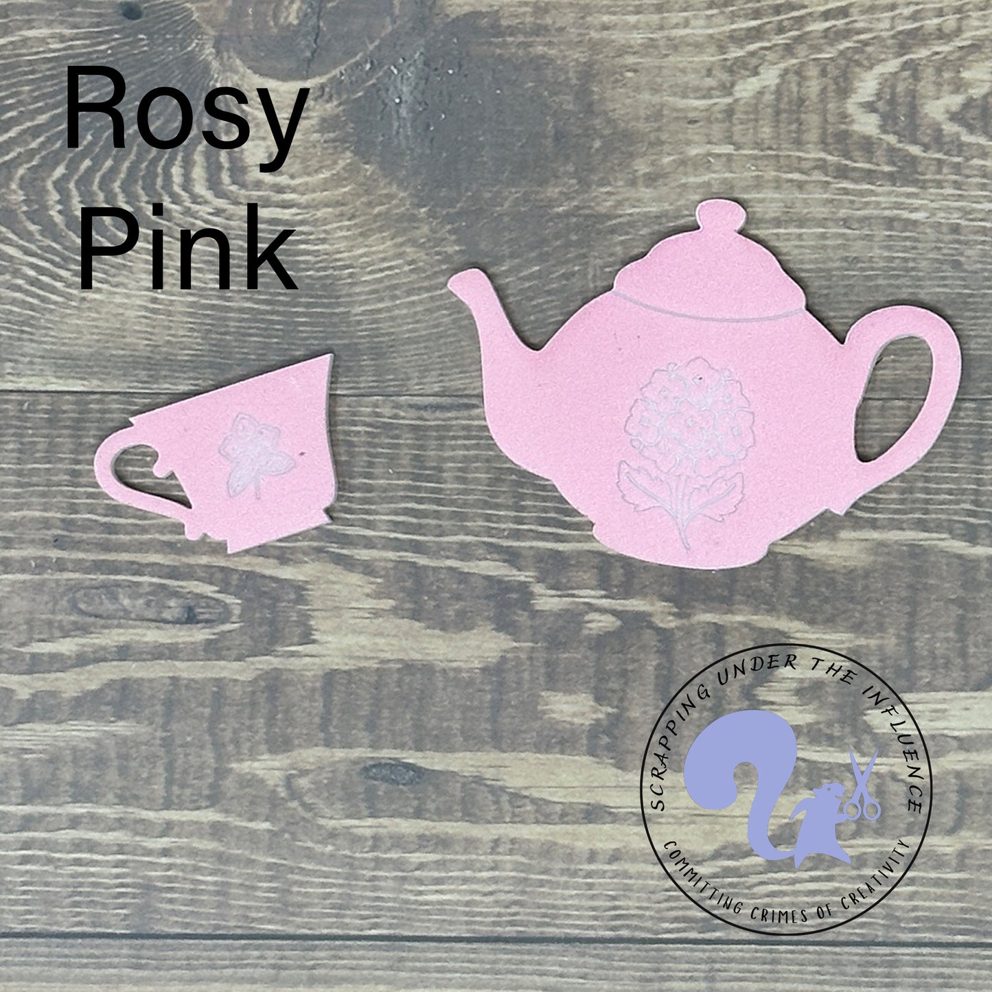 Spill The Tea Teapot and Teacup Embellishment - CLEARANCE 50% off