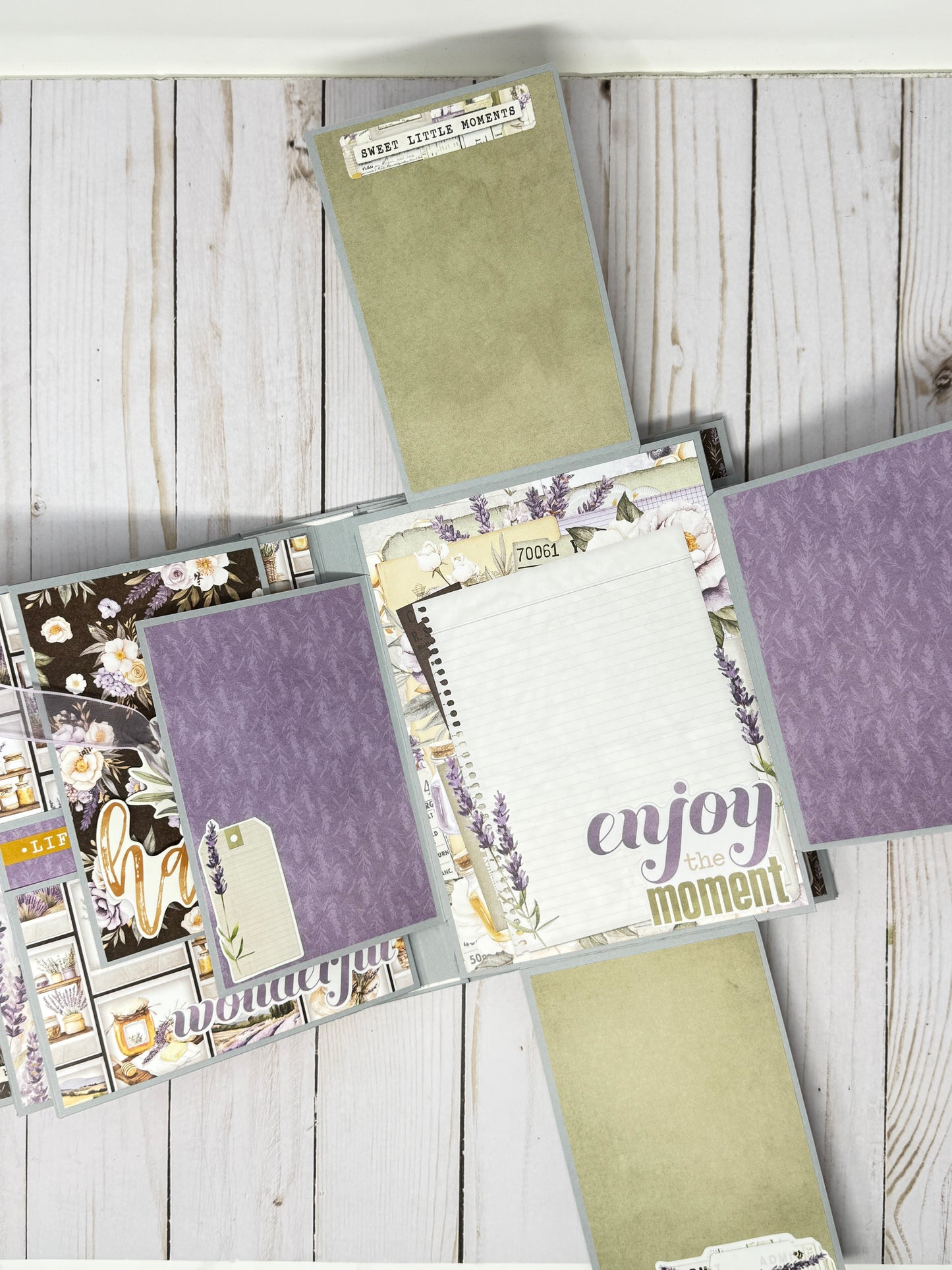 Simple Stories Simple Vintage Lavender Fields Mini Album Kit