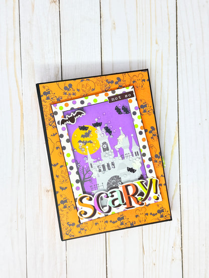 Simple Stories Say Cheese Classic Mouse Halloween Mini Album Cutting Guide