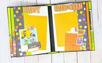 Simple Stories Say Cheese Classic Mouse Halloween Mini Album Cutting Guide