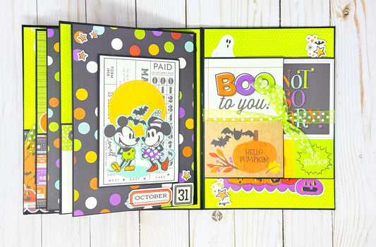 Simple Stories Say Cheese Classic Mouse Halloween Mini Album Kit