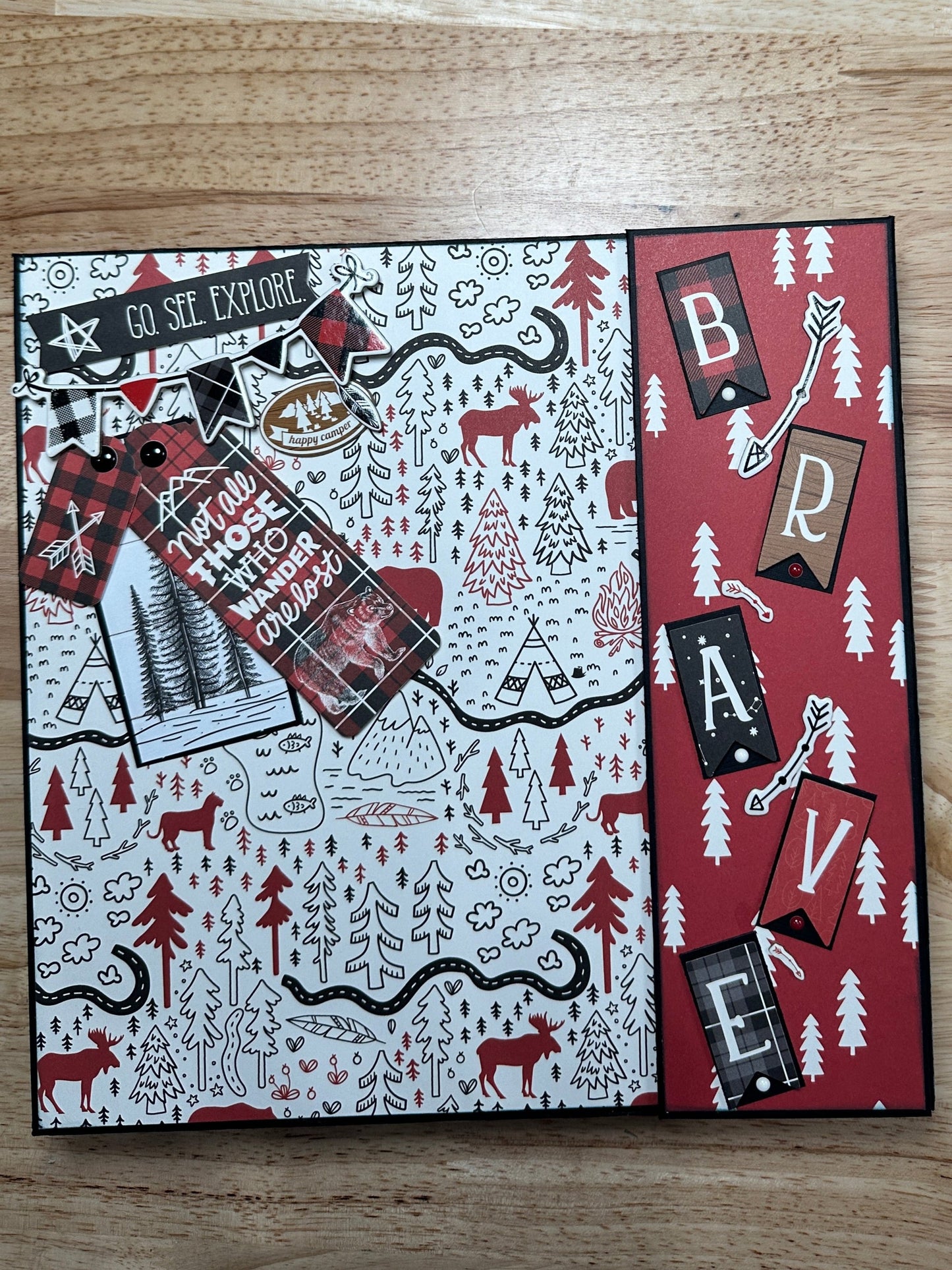 Album #33 - Lumberjack Baby Book Folio