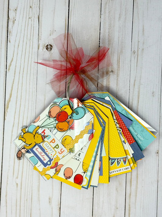 Say Cheese Classic Pooh Birthday Tag Album Kit