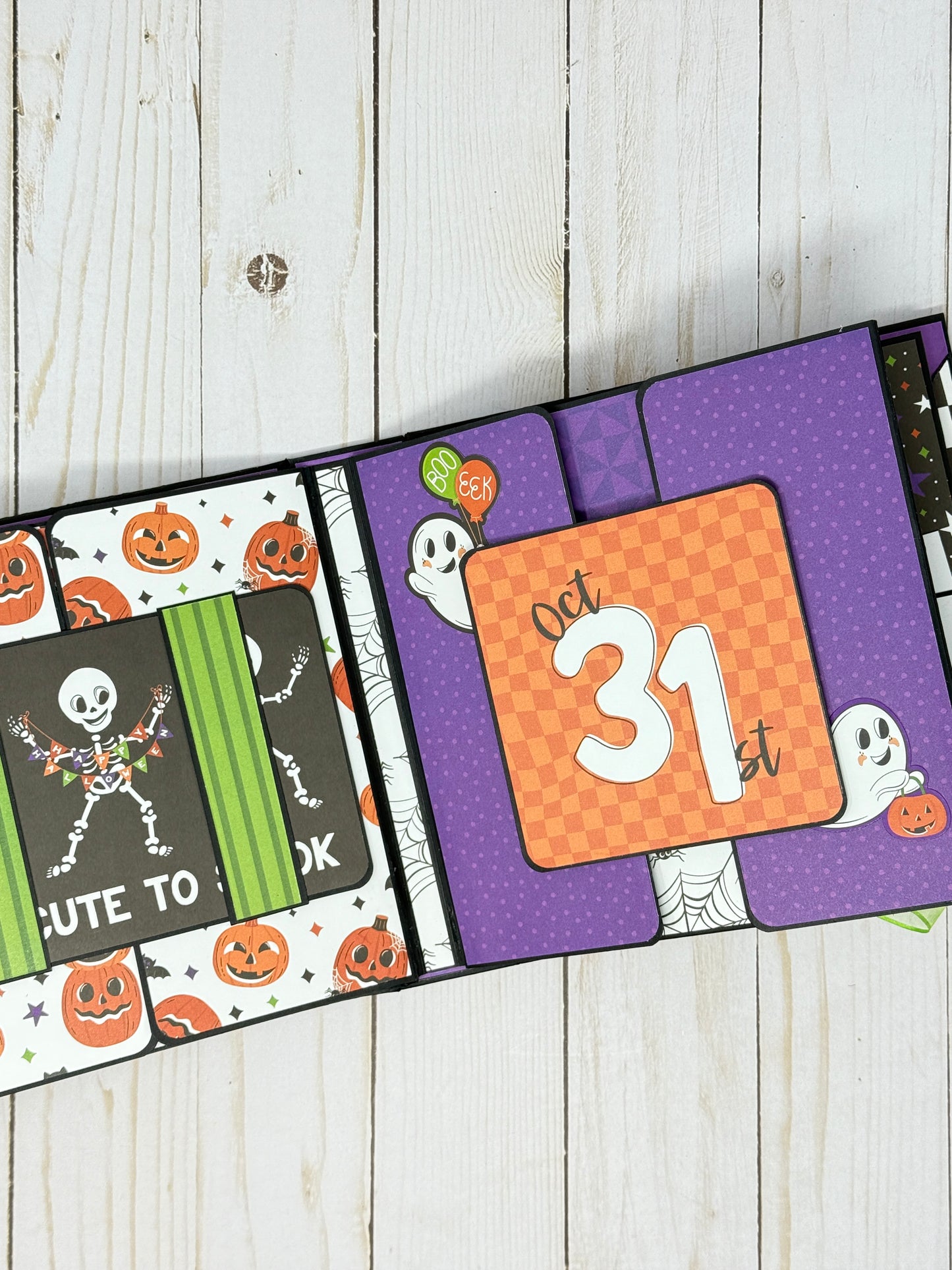 Ghosts and Goblins Halloween Mini Album Kit