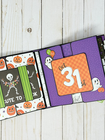 Ghosts and Goblins Halloween Mini Album Kit
