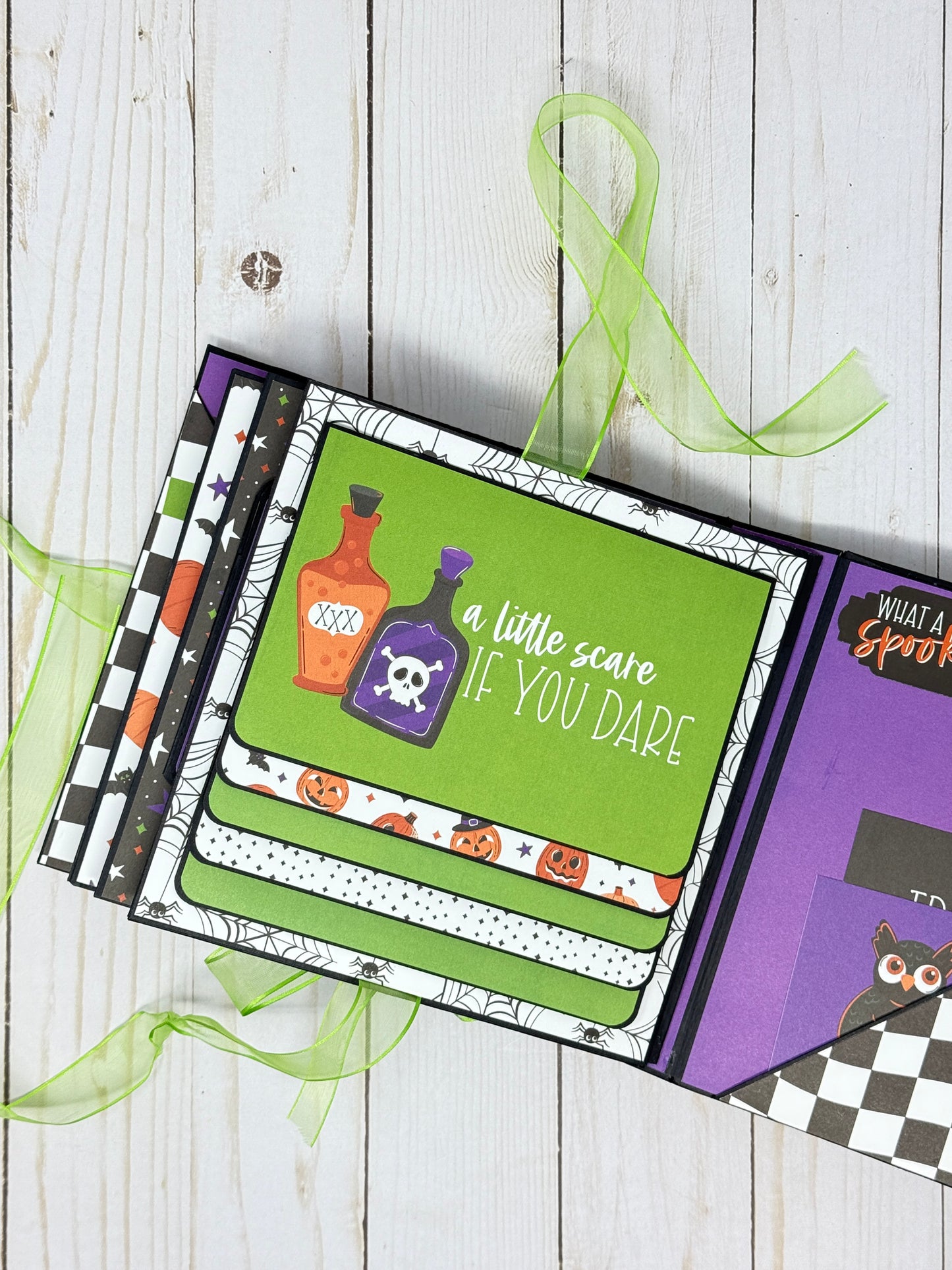 Ghosts and Goblins Halloween Mini Album Kit