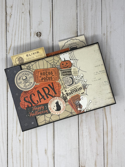 Photo Play Halloween Junque Mini Album Cutting Guide