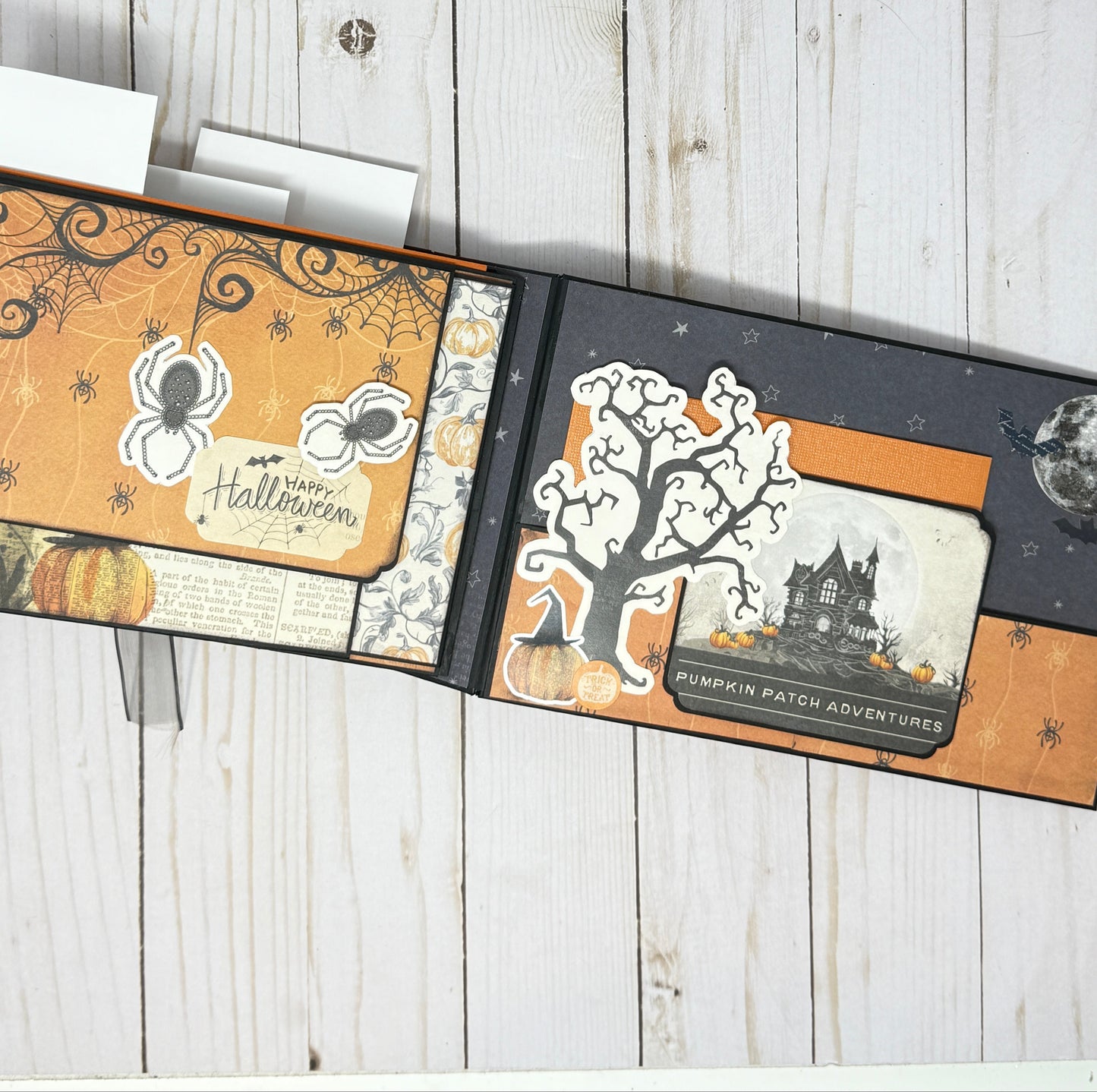 Photo Play Halloween Junque Mini Album Cutting Guide