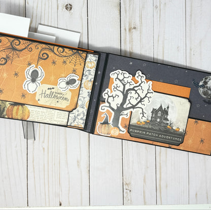 Photo Play Halloween Junque Mini Album Cutting Guide