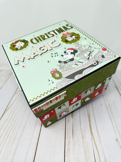 Say Cheese Classic Mouse Christmas Mini Album and Keepsake Box Project Kit