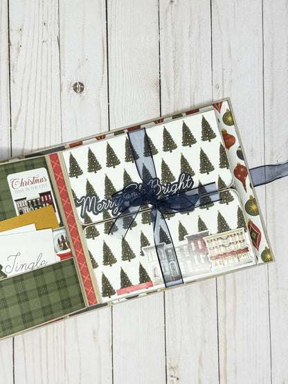 Carta Bella Christmas in the City Mini Album Cutting Guide Only