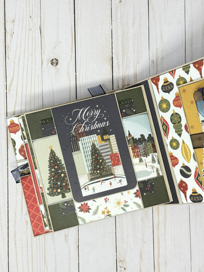 Carta Bella Christmas in the City Mini Album Cutting Guide Only