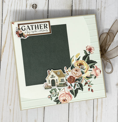 Carta Bella Feel Like Home Mini Album Cutting Guide Only