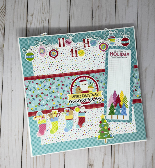 Doodlebug Oh What Fun! Layout Album Project Kit