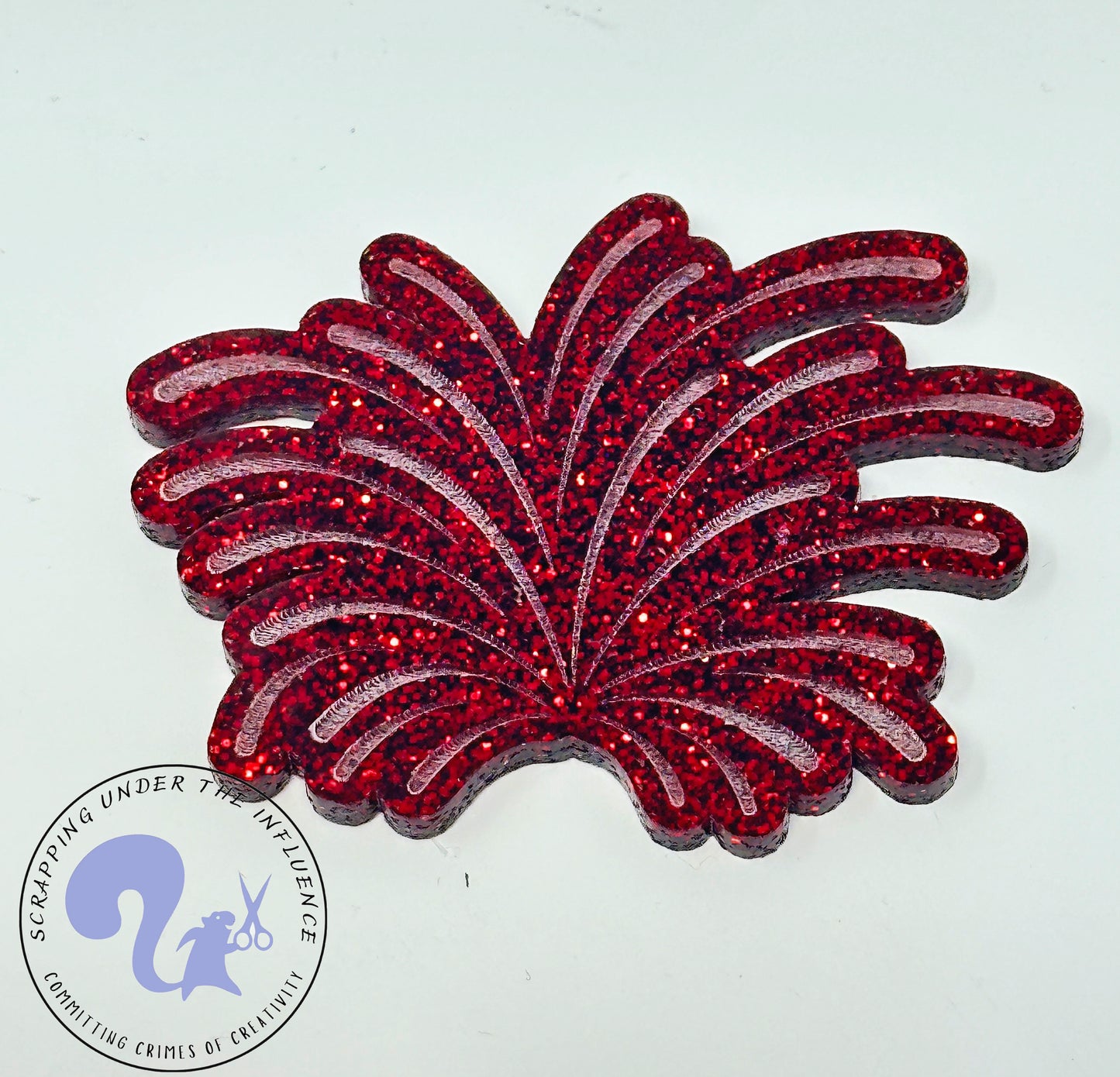 Fireworks Acrylic Embellishment